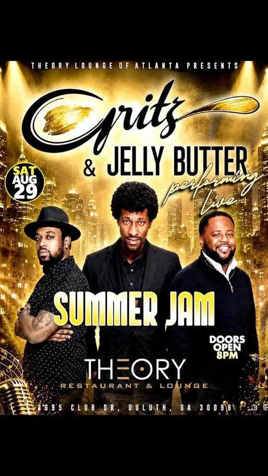 Theory Restaurant & Lounge in Duluth showing live music, gritz & jelly butter performance, video by Theory Lounge on Facebook