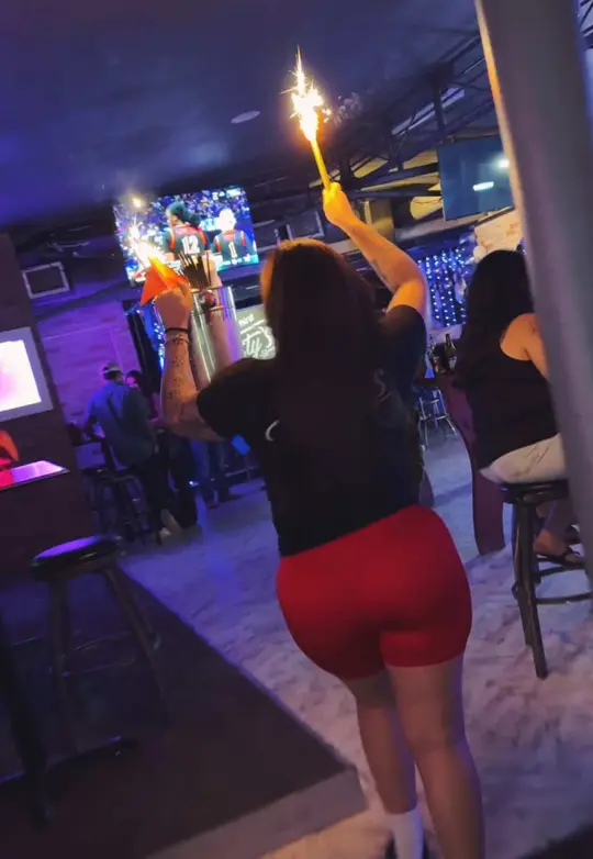 Thirsty First in St. Petersburg showing drink specials, dj set, new menu, video by thirstys.sa on TikTok