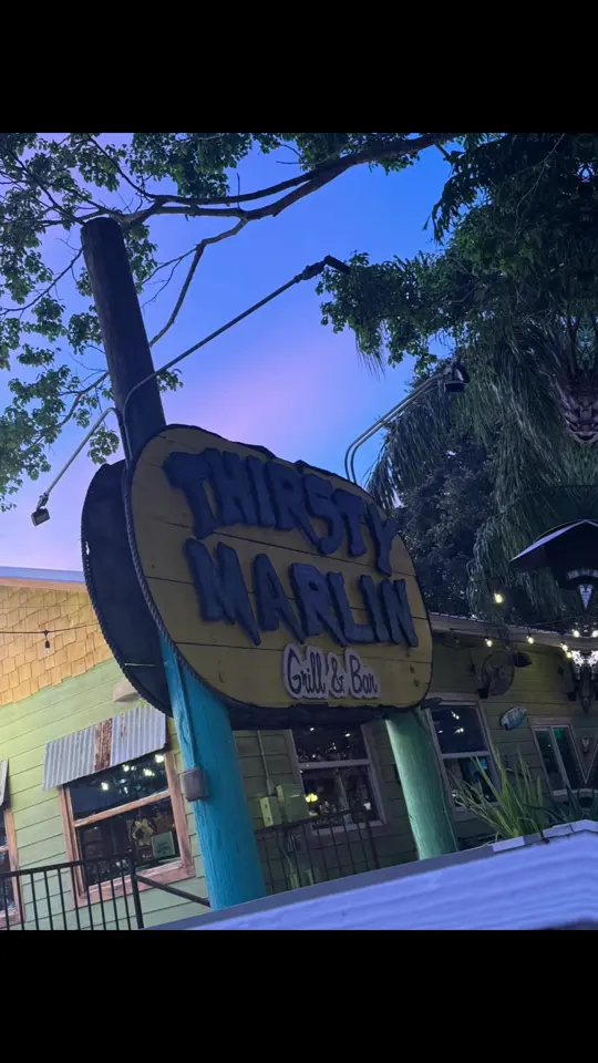 Thirsty Marlin in Palm Harbor showing review, visit, video by mrslalabrown on TikTok