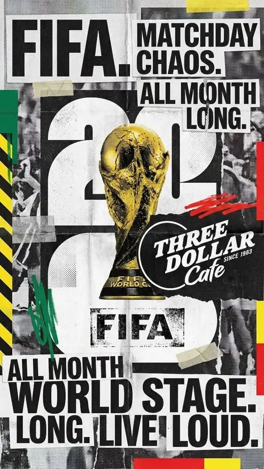Three Dollar Cafe Buford in Lawrenceville showing live sports, semifinals, video by Three Dollar Cafe Main on Facebook