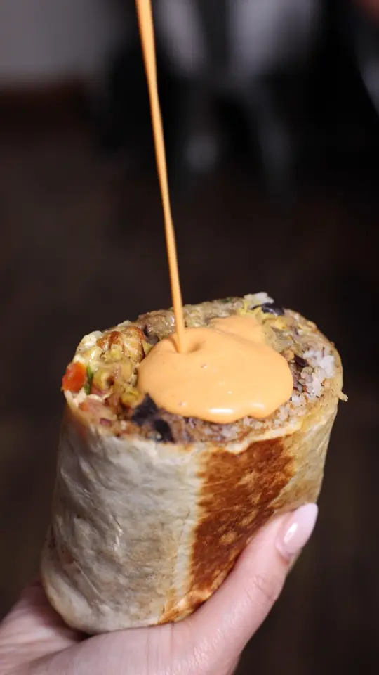  in Florida showing food, burrito, video by Tiagos Tacos on Facebook