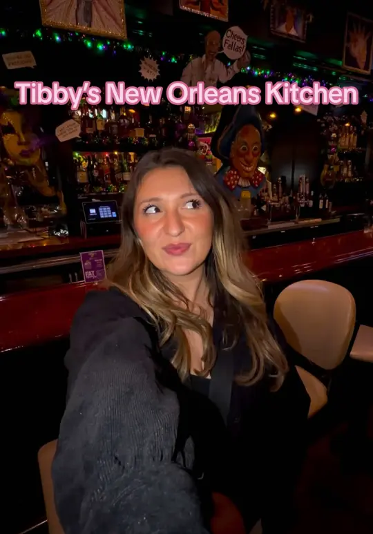 Tibby's New Orleans Kitchen in Winter Park showing review, visit, food, hand crafted drinks, video by samanthalongton on TikTok
