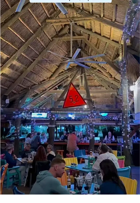 Tiki 52 in Tequesta showing review, visit, video by chelsea.fetter on TikTok