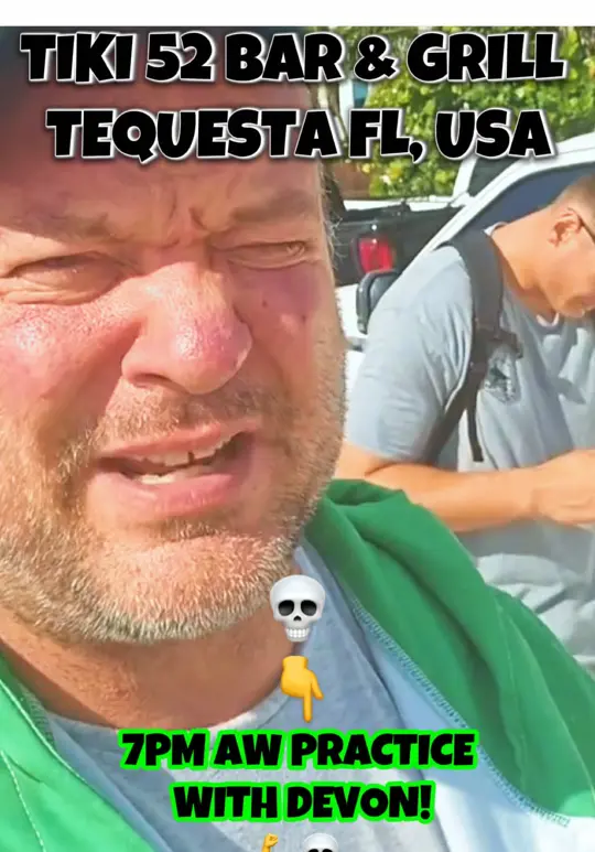 Tiki 52 in Tequesta showing event, armwrestling challenge, video by armwrestlemania on TikTok