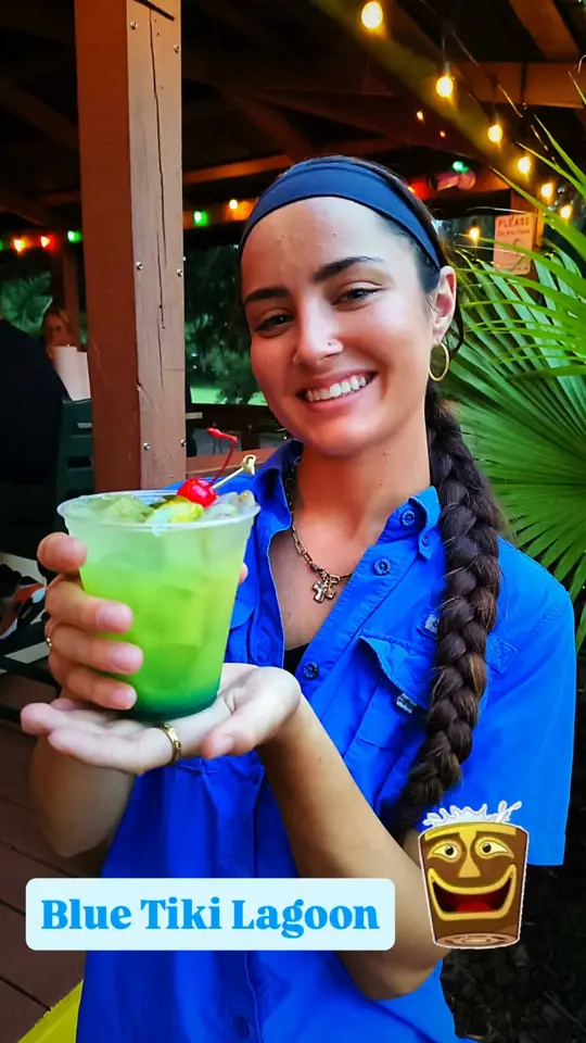 Tiki Bar & Grill in Minneola showing cocktail, tiki cocktails, video by Lake Minneola Inn-Tiki Bar & Grill on Facebook