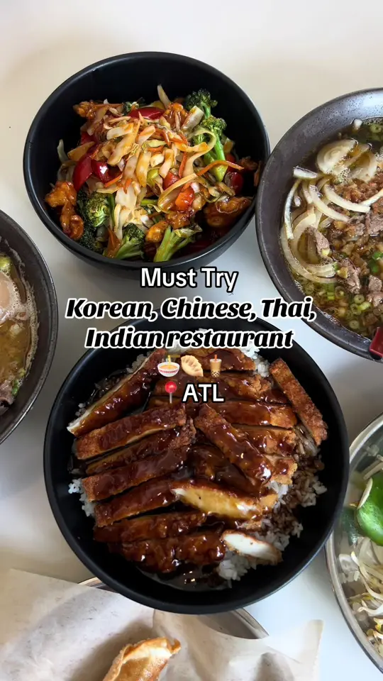 Tin Drum Asian Kitchen & Boba Tea Bar - Perimeter Place in Dunwoody showing boba tea, mango fruit tea, strawberry refresher, orange chicken, tokyo ramen, pho, video by valeriafune on TikTok