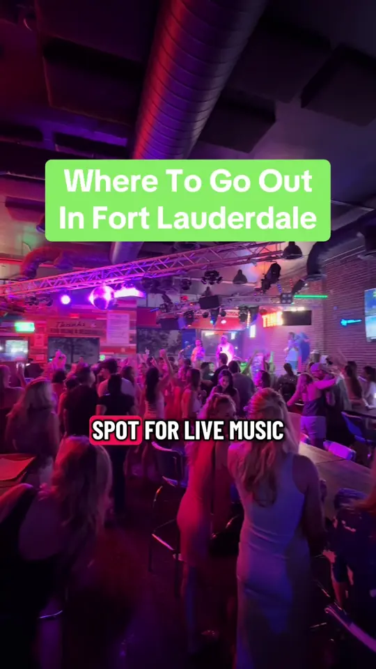 Tin Roof in Fort Lauderdale, video by theqb11 on TikTok