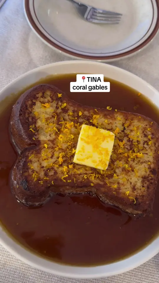Tina in the Gables in Coral Gables showing brunch, visit, review, video by alwayshungrymel on TikTok