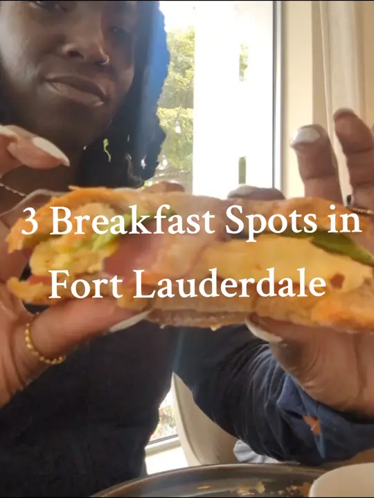 Tinta in Fort Lauderdale showing review, breakfast, video by letsgo.leah on TikTok