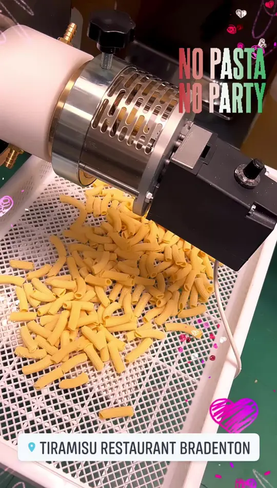  in Florida showing fresh pasta, making pasta, video by Tiramisu Restaurant Bradenton on Facebook