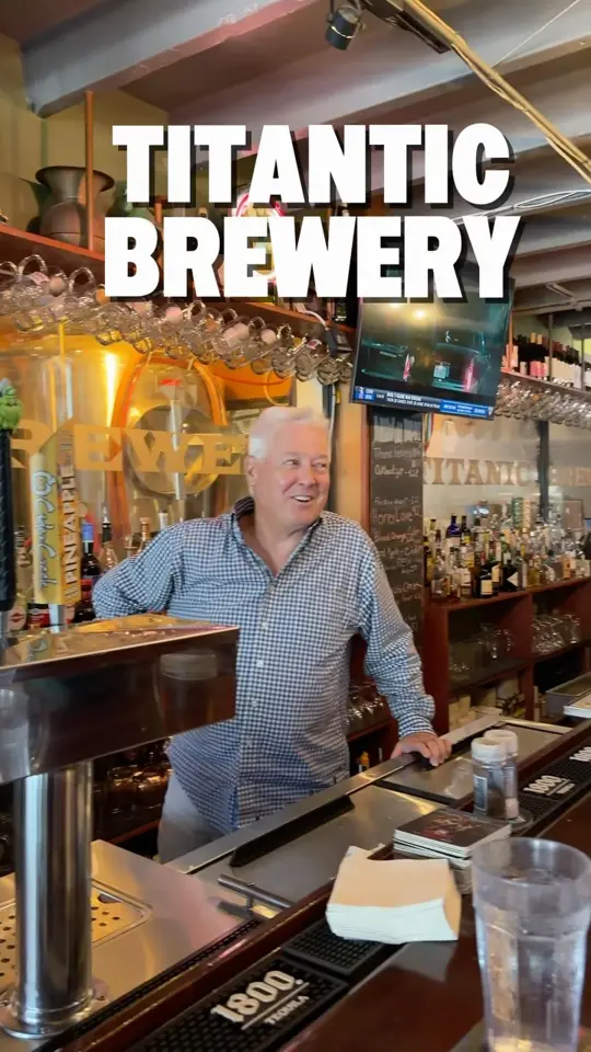 Titanic Brewery & Restaurant in Coral Gables showing review, visit, craft beer, food, live entertainment, video by Miami New Times on Facebook