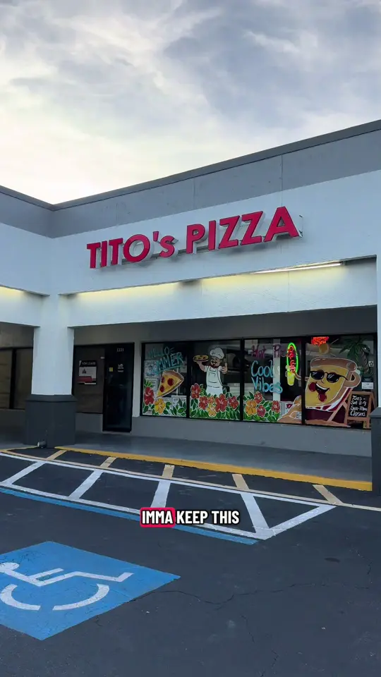 Titos Pizza on TikTok, video by featuredinflorida
