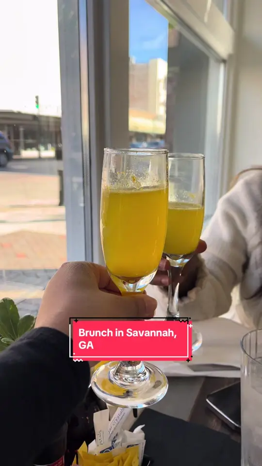 Toast! All Day in Savannah showing brunch, southern food, visit, video by dannitv_ on TikTok