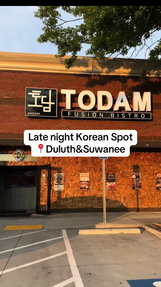TODAM in Duluth showing korean food, fusion food, dak-galbi, video by travelfoodie_ishy on TikTok