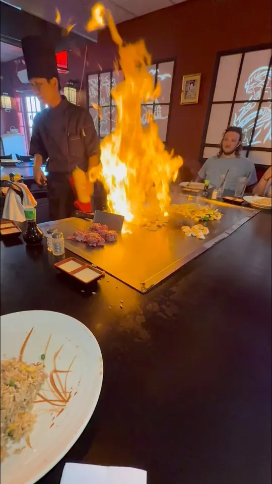 Tokyo Japanese Steak House in Cocoa Beach showing lunch deal, japanese steakhouse, video by Cuckoo For Cocoa Beach on Facebook
