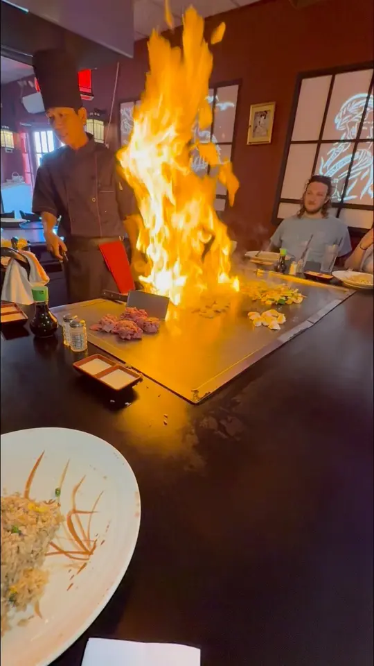 Tokyo Japanese Steak House in Cocoa Beach, video by Cuckoo For Cocoa Beach on Facebook