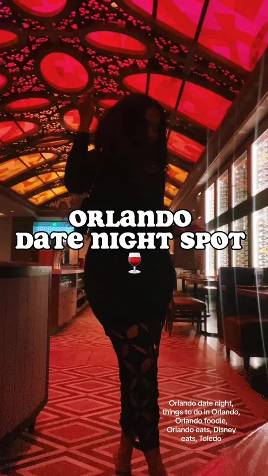 Toledo - Tapas, Steak & Seafood in Lake Buena Vista showing review, chef's signature menu, rooftop lounge, video by orlandoqueen on TikTok