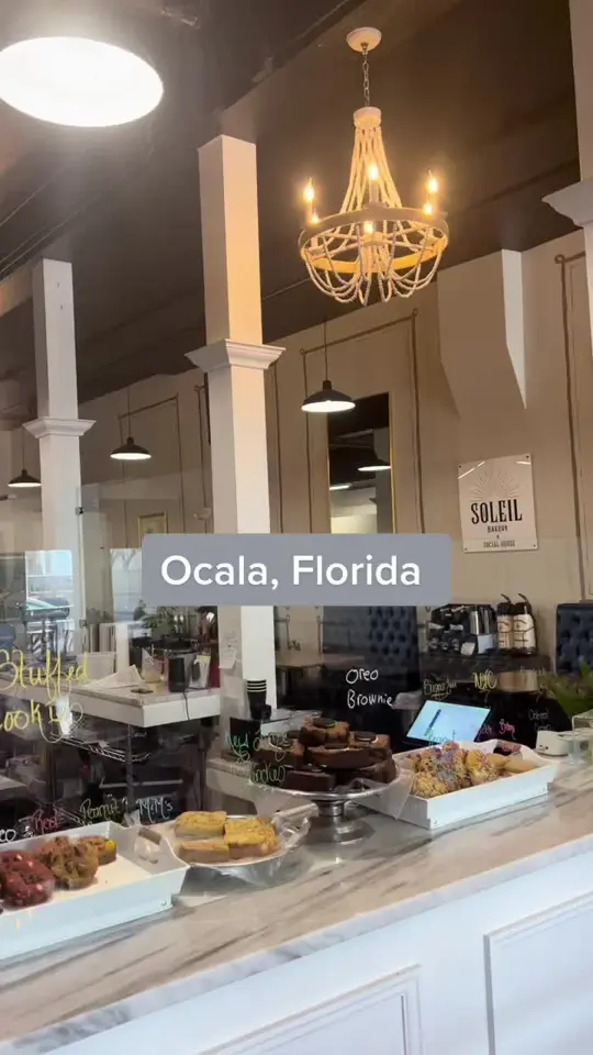 Tom's Cuban On The Go in Ocala showing milkshake cake, downtown ocala, video by sellingocala on TikTok