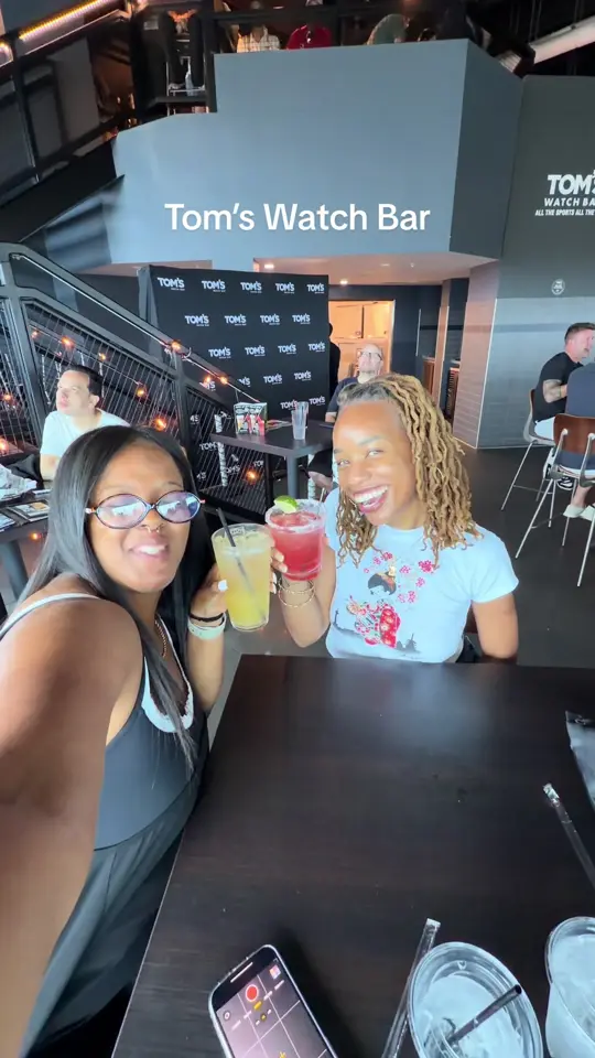 Tom's Watch Bar in Orlando showing sports, world cup series watch party, champions league final, video by astoldbyanisa on TikTok