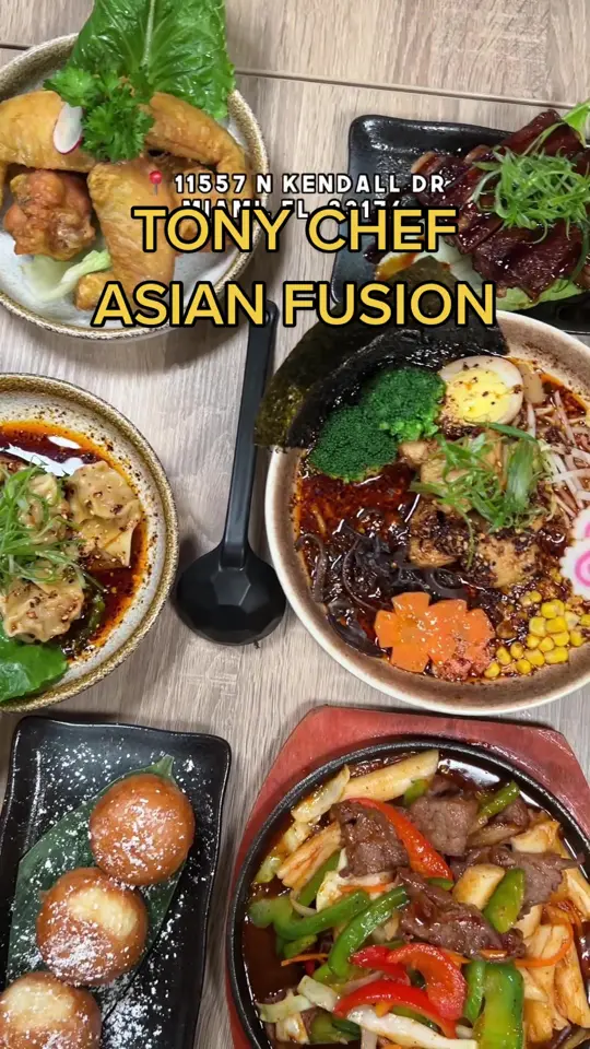 Tony Chef Asia Fusion Food Restaurant on TikTok, video by explorewithgg