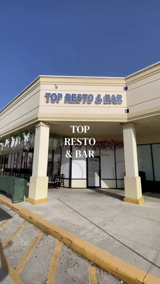 Top Resto & Bar in Tamarac showing restaurant visit, haitian food, video by sk8natethefoodie on TikTok