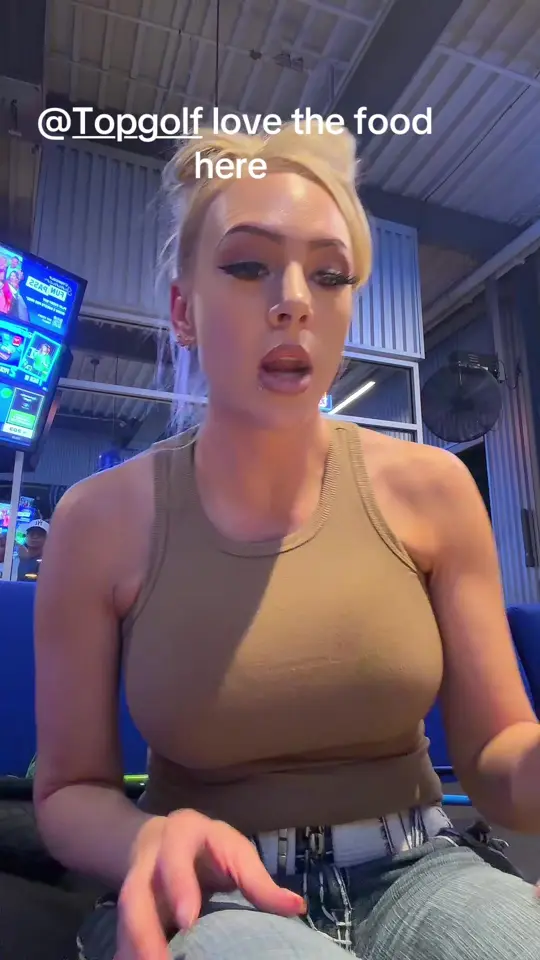 Topgolf in Jacksonville showing food, top golf food, video by wikkedbarbie on TikTok