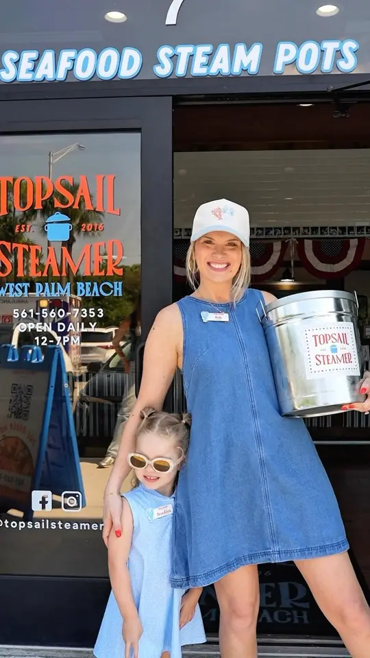Topsail Steamer Seafood in Holmes Beach showing restaurant visit, family dinner, date night, birthday, holiday, video by Topsail Steamer South Florida on Facebook