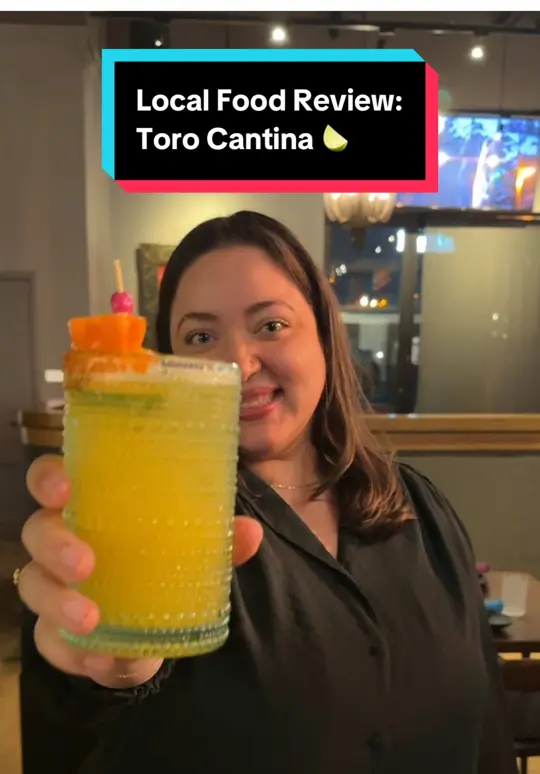 TORO Cantina in Albany showing cocktail, mango habanero margarita, video by the.tati.edit on TikTok