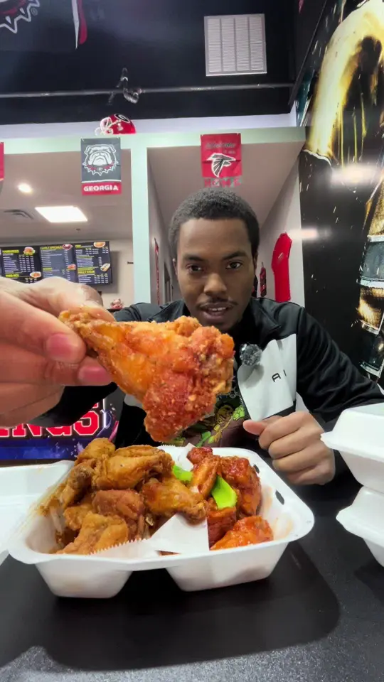 Touchdown Wings at Lithonia in Lithonia showing food, wings, video by therealgagrubs on TikTok