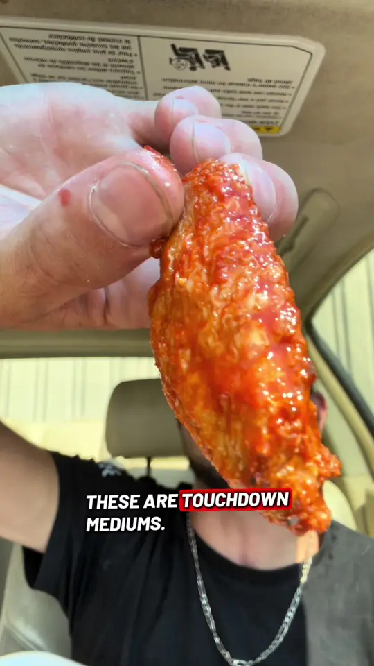 Touchdown Wings in Atlanta showing visit, wings, video by chandlerrauscher on TikTok