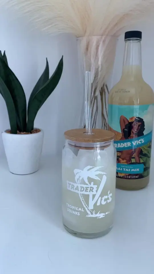 Trader Vic's in Atlanta showing drink, mai tai, venue history, video by carlyseats on TikTok