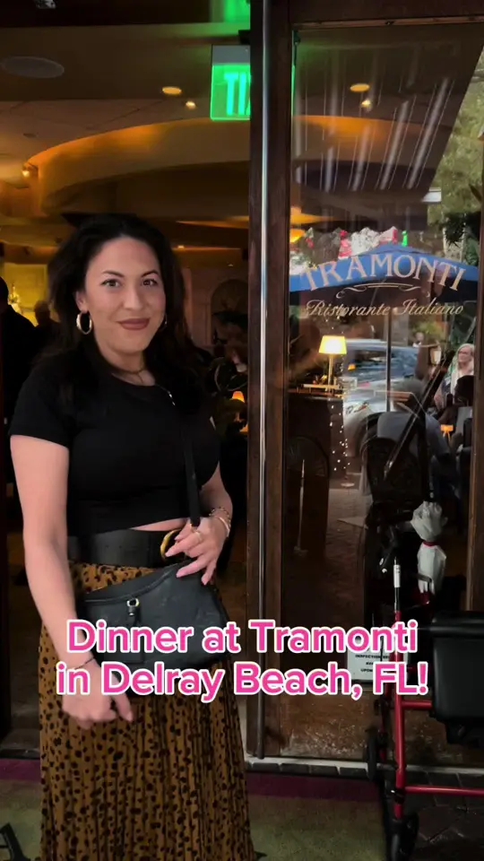Tramonti Ristorante Delray Beach, FL in Delray Beach showing italian food, restaurant review, ambiance, video by lia.soprano on TikTok