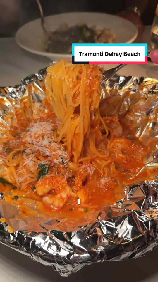 Tramonti Ristorante Delray Beach, FL in Delray Beach showing italian food, restaurant visit, video by elizabethfow on TikTok