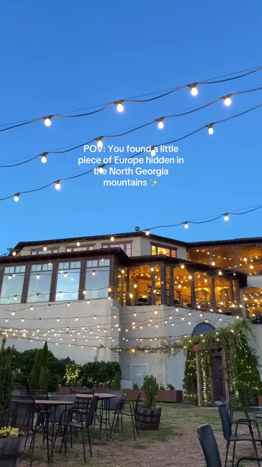 Trattoria di Montaluce in Dahlonega showing visit, atmosphere, video by brugiamariani on TikTok