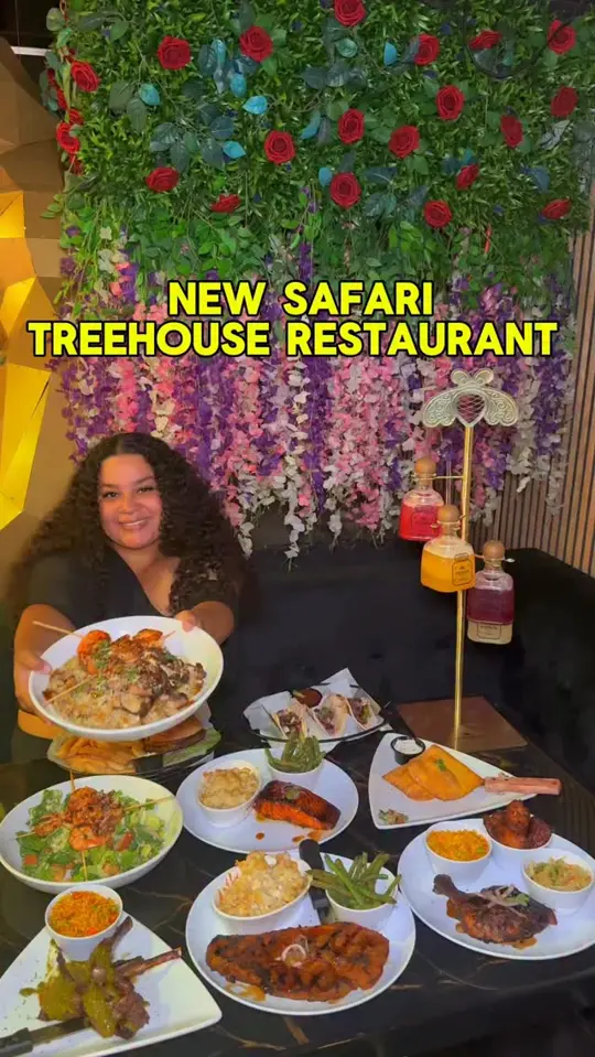Treehouse Restaurant and Pub in Atlanta showing review, visit, atmosphere, rasta pasta, hawaiian pork steak, pineapple jerk chicken, video by gourmetangiie on Facebook