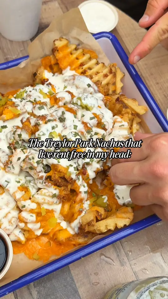 Treylor Park in Savannah showing food, nachos, video by Treylor Park on Facebook