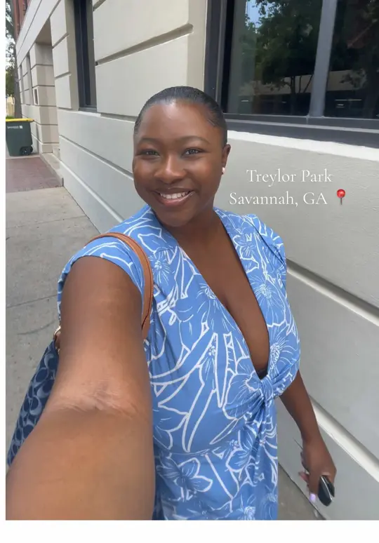 Treylor Park in Savannah showing food review, cheese steak egg rolls, video by kayyyjonelle on TikTok