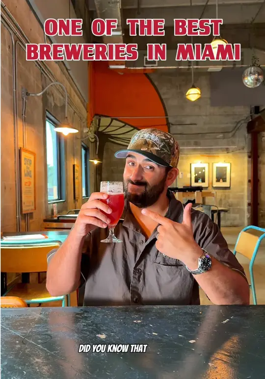 Tripping Animals Brewing Co. in Miami showing brewery visit, beer, food, music, events, video by mr.eats305 on TikTok