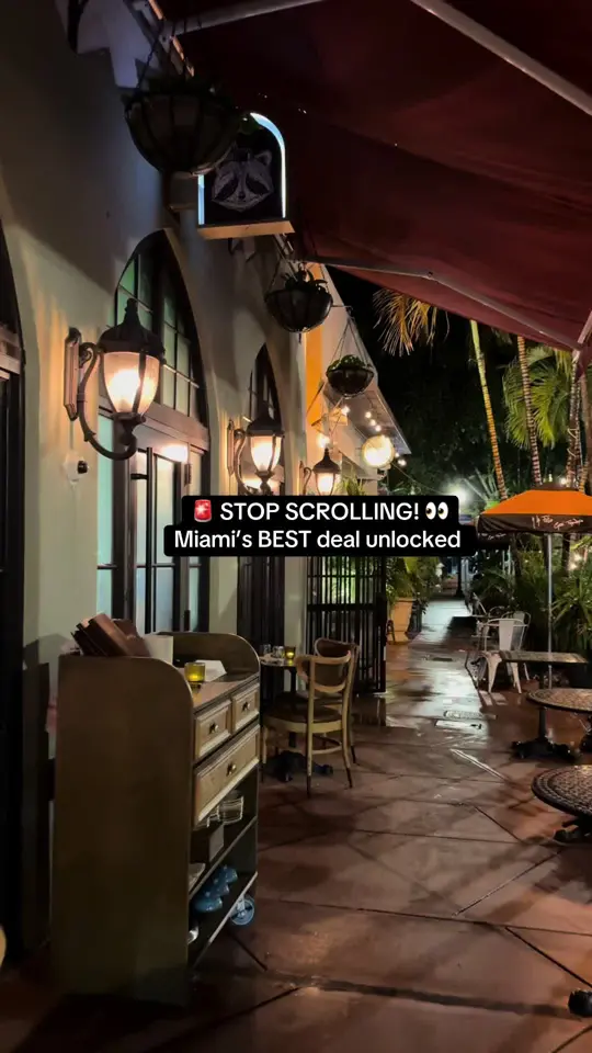 Tropezón Miami in Miami Beach showing food, 4-course spanish tapas, dessert, gin pairing, paella, video by ettevi_wanderlust on TikTok