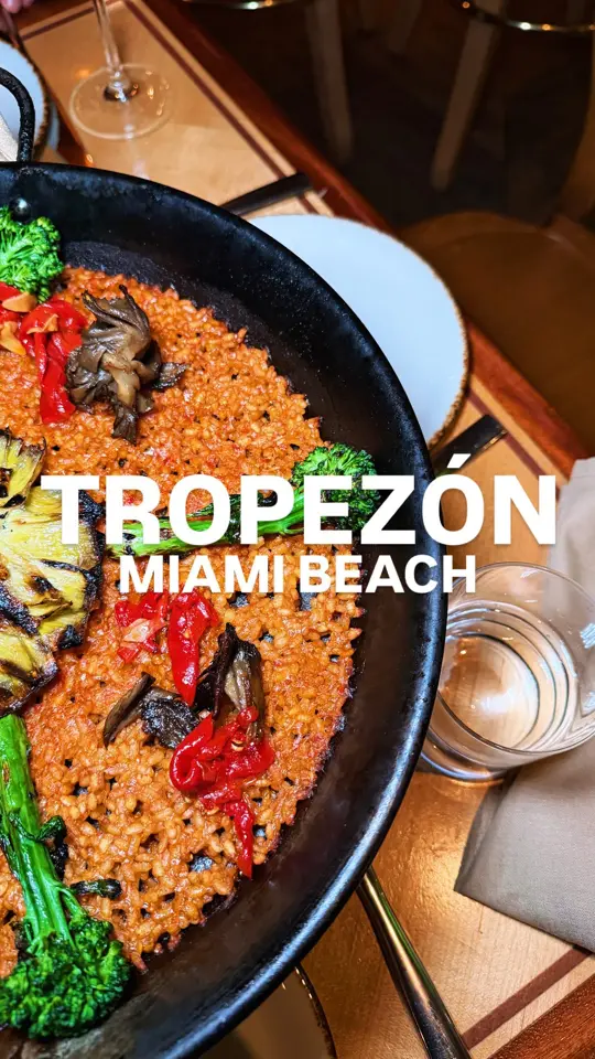  in Florida showing food, spanish inspired tapas bar, paellas, video by The Miami Menu on Facebook