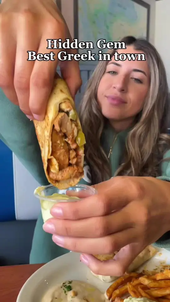 Truly Greek in Brandon showing review, best greek food, video by eatsbylaurr on TikTok