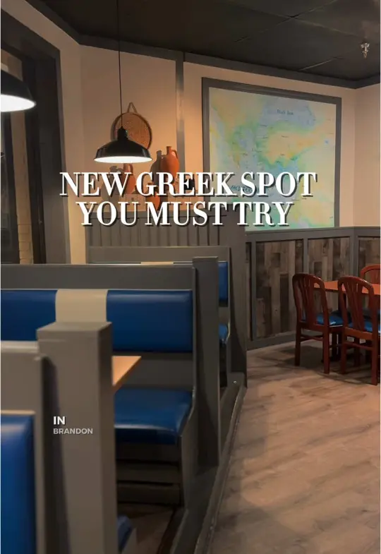 Truly Greek in Brandon showing greek food, restaurant visit, bradenton florida, video by hotgirlfoodies on TikTok