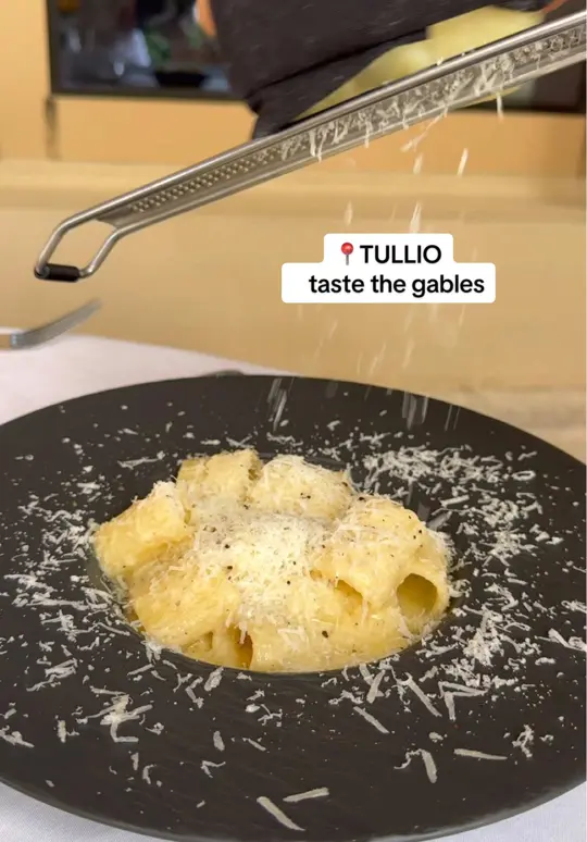 Tullio in Coral Gables showing food, three-course meal, video by alwayshungrymel on TikTok