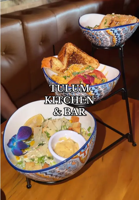 Tulum Kitchen and Bar in Atlanta showing review, atmosphere, video by summerreignhenning on TikTok