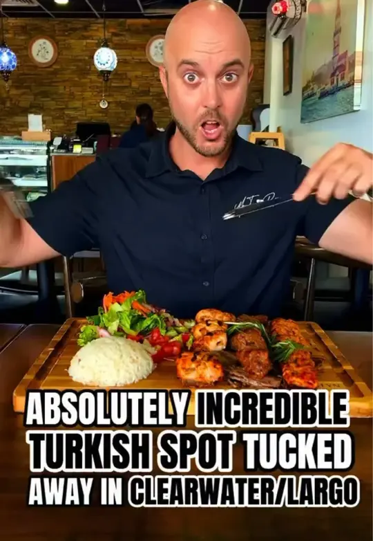  in Florida showing review, visit, doner pizza, mixed grill, hummus, video by tampabayisawesome on TikTok