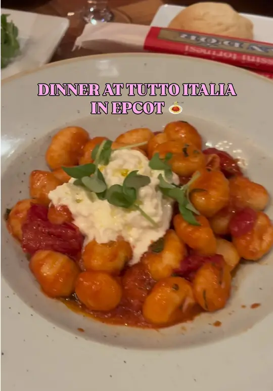  in Florida showing italian food, gnocchi, video by sarahisroaming on TikTok
