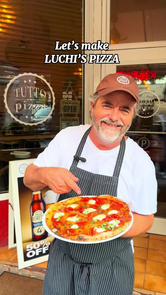 Tutto Pizza in Miami showing pizza, luchi's pizza, video by tuttopizzamiami on TikTok