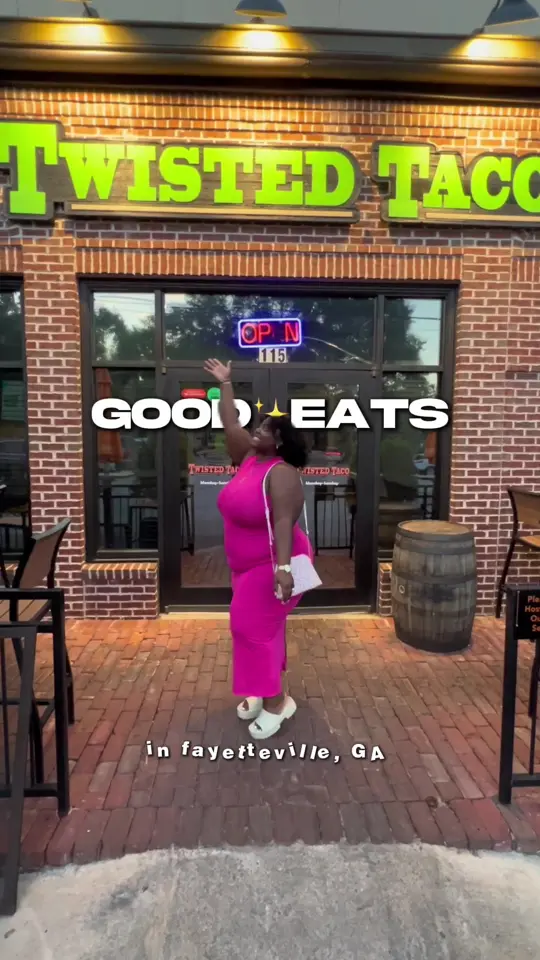 Twisted Taco in Fayetteville showing restaurant visit, mexican food, review, video by therickiacimone on TikTok