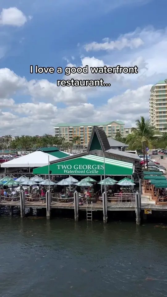 Two Georges Waterfront Grille on TikTok, video by dontsithome