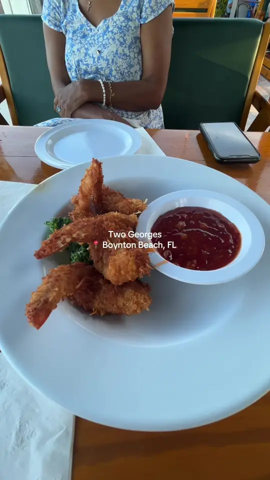 Two Georges Waterfront Grille on TikTok, video by livinlikemadi